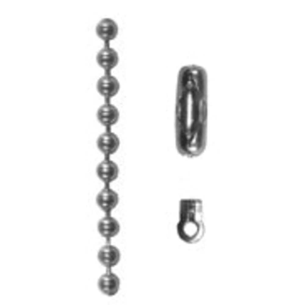 Beaded Ball #6 Chain 3.2mm - Stainless Steel (SS) Jamaica Beaded Ball #6 Chain 3.2mm - Stainless Steel (SS) Jamaica