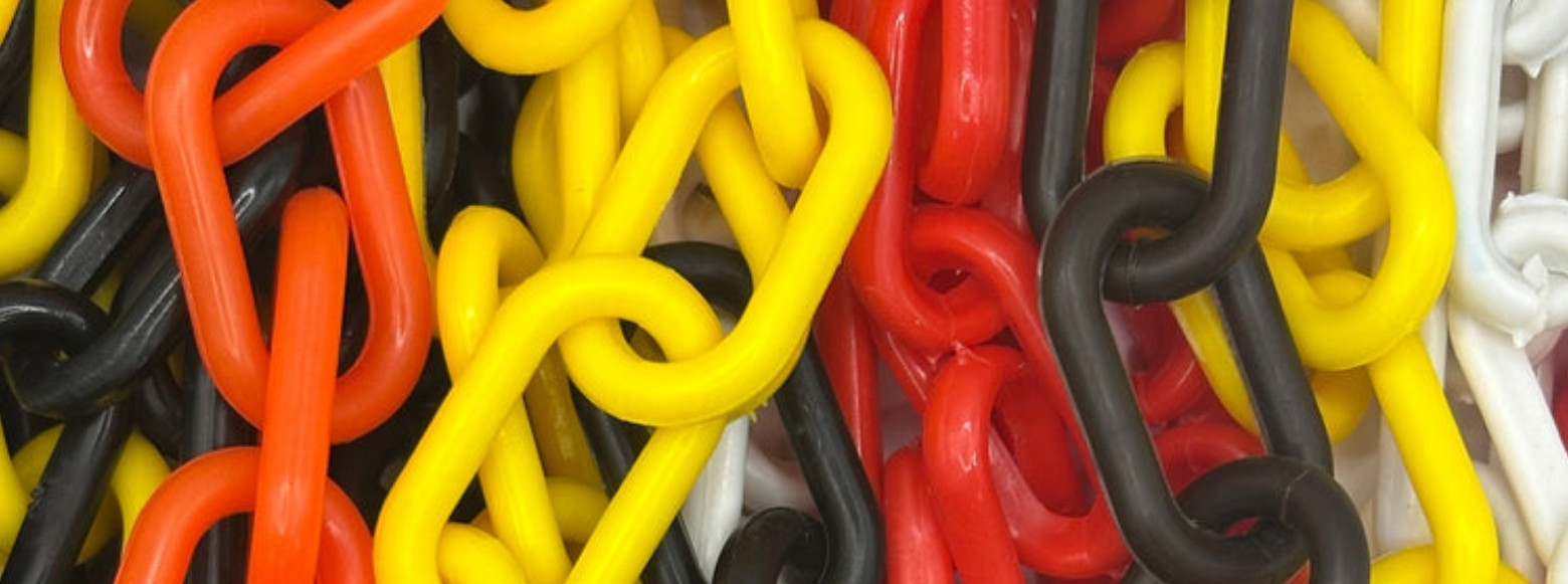 Plastic Chain - available in a full rainbow of colours