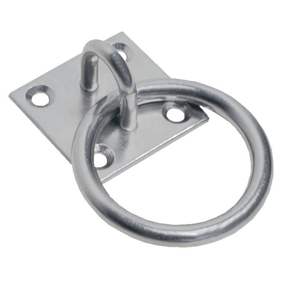 Hot Galvanised Ring on Plate