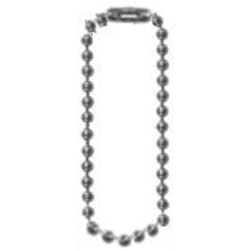 No.3 (2.4mm) Nickel Plated Steel Ball Identity Chains