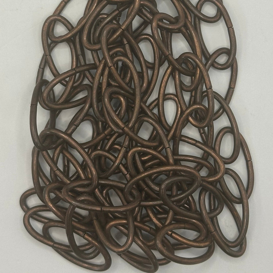 Electro - Bronze Steel Decorative Oval Chain