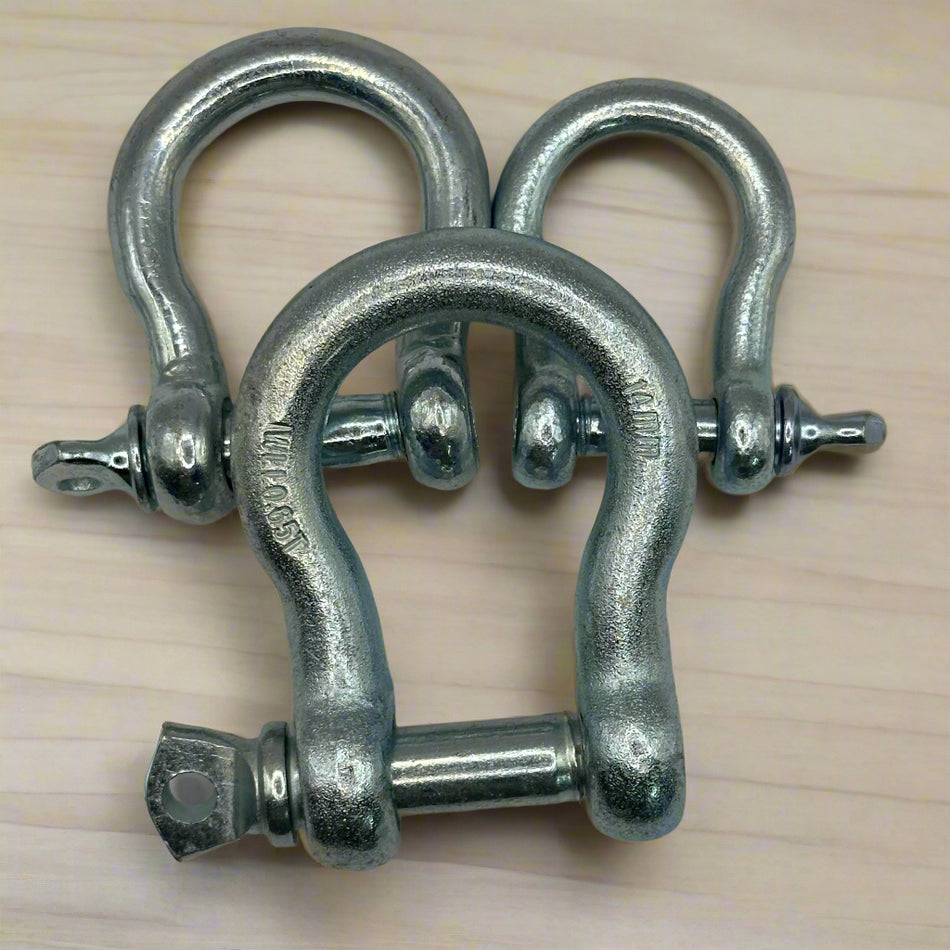 Hot Galvanised Steel Bow Shackles