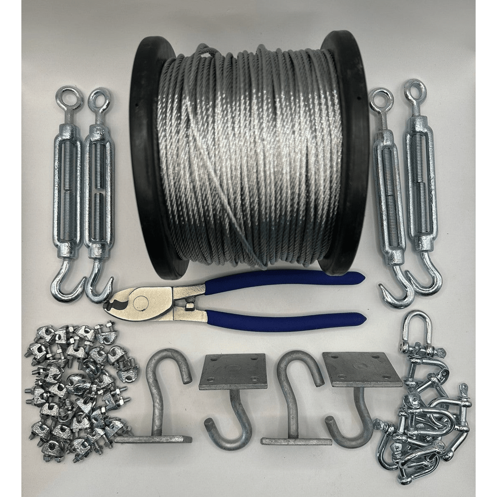 Buy Catenary Wire Rope Kit - Large Hook Plate Kit - 30m – English Chain ...