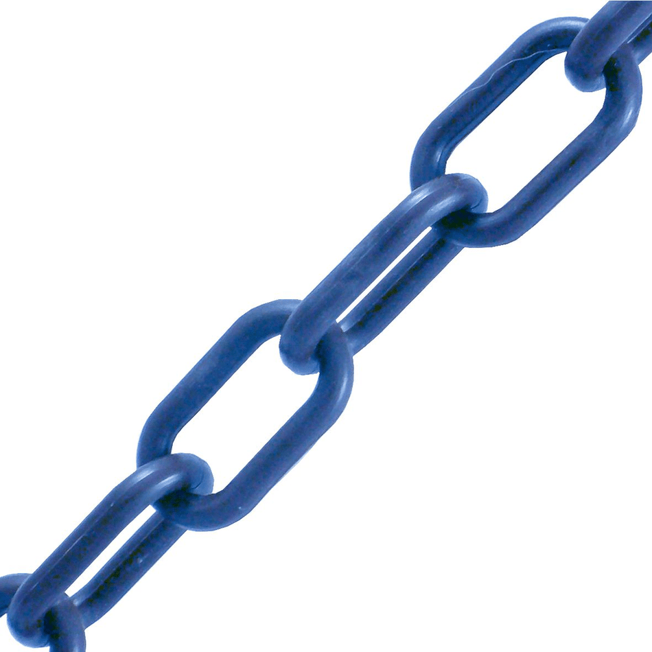 Blue Plastic Chain by the metre (Maximum length 25m)