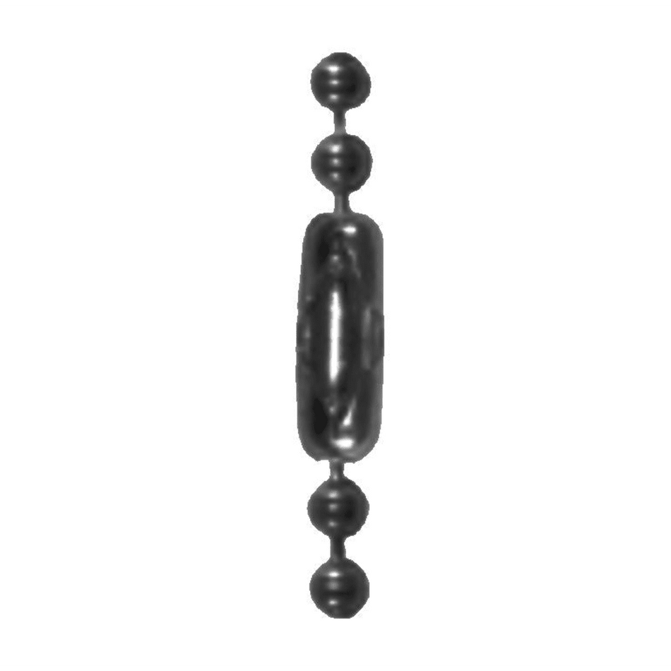 Black Steel Ball Chain Connectors